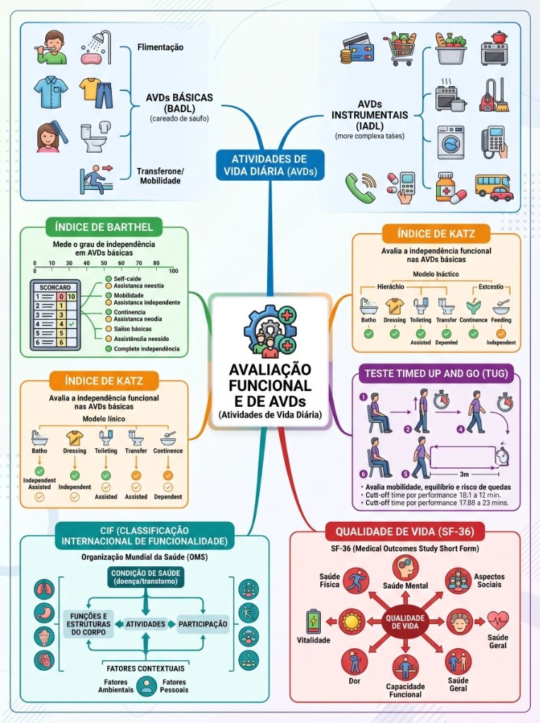 Avaliação Funcional e de AVDs